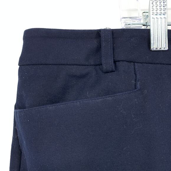 SOLD Lane Bryant Pants Women's Plus Size 24 Crop Navy Blue Slash Pockets - Picture 6 of 8
